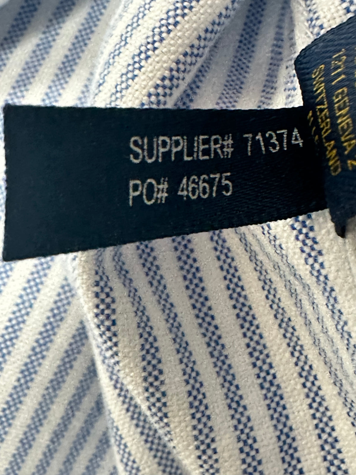 Vintage Ralph Lauren Rugby Men’s XXL Blue Striped Oxford Shirt Contrast Collar