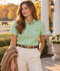 Polo Ralph Lauren Women’s XL Mint Green Short Sleeve Oxford Button Down Shirt