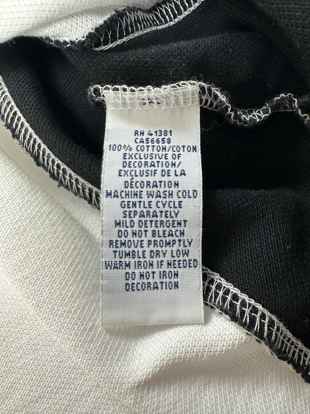 Polo Ralph Lauren Men’s XL White Black Big Pony Long Sleeve Rugby Polo