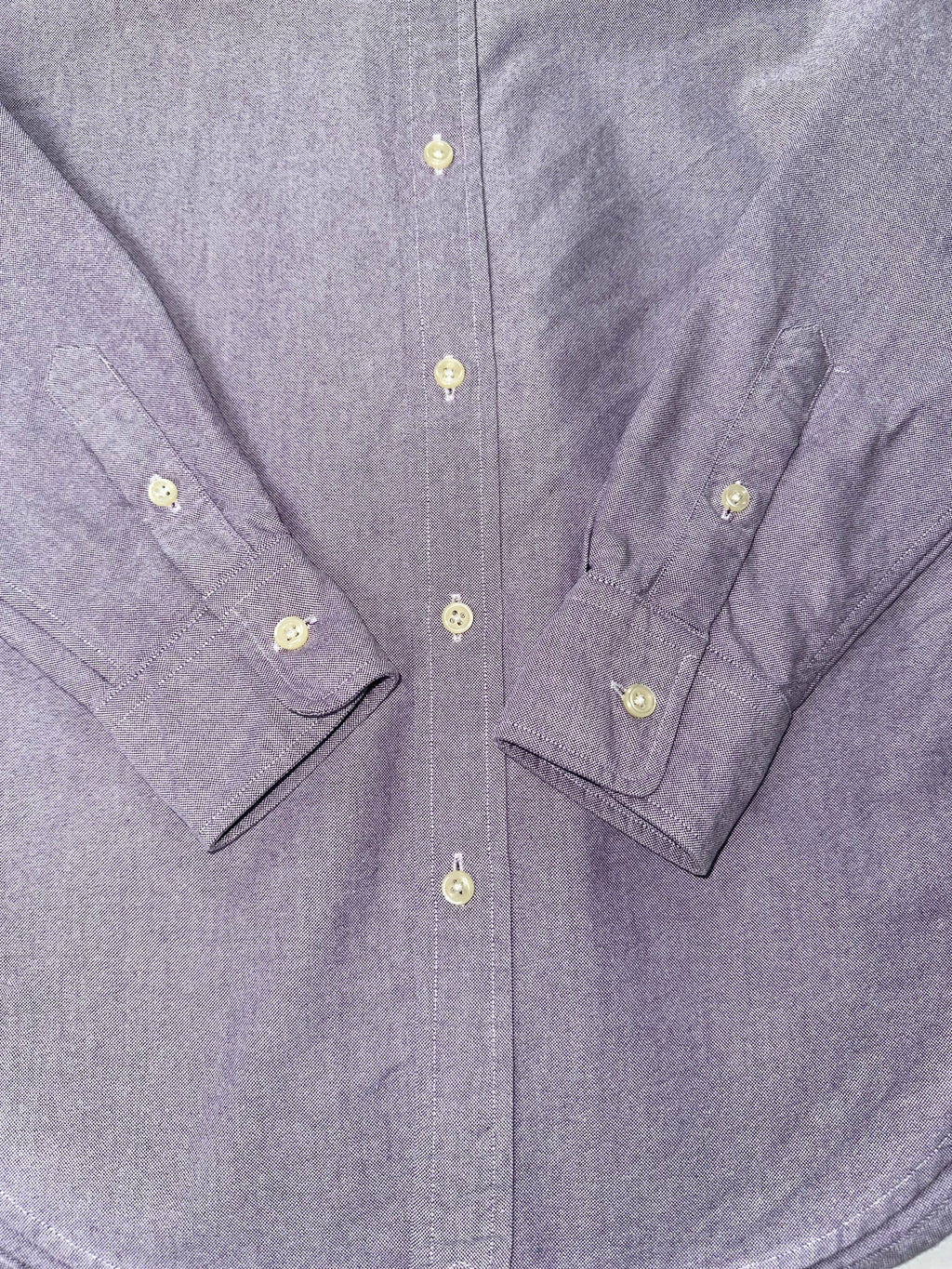 Ralph Lauren Women’s XS Purple Oxford Shirt Super Slim Custom Fit Pony