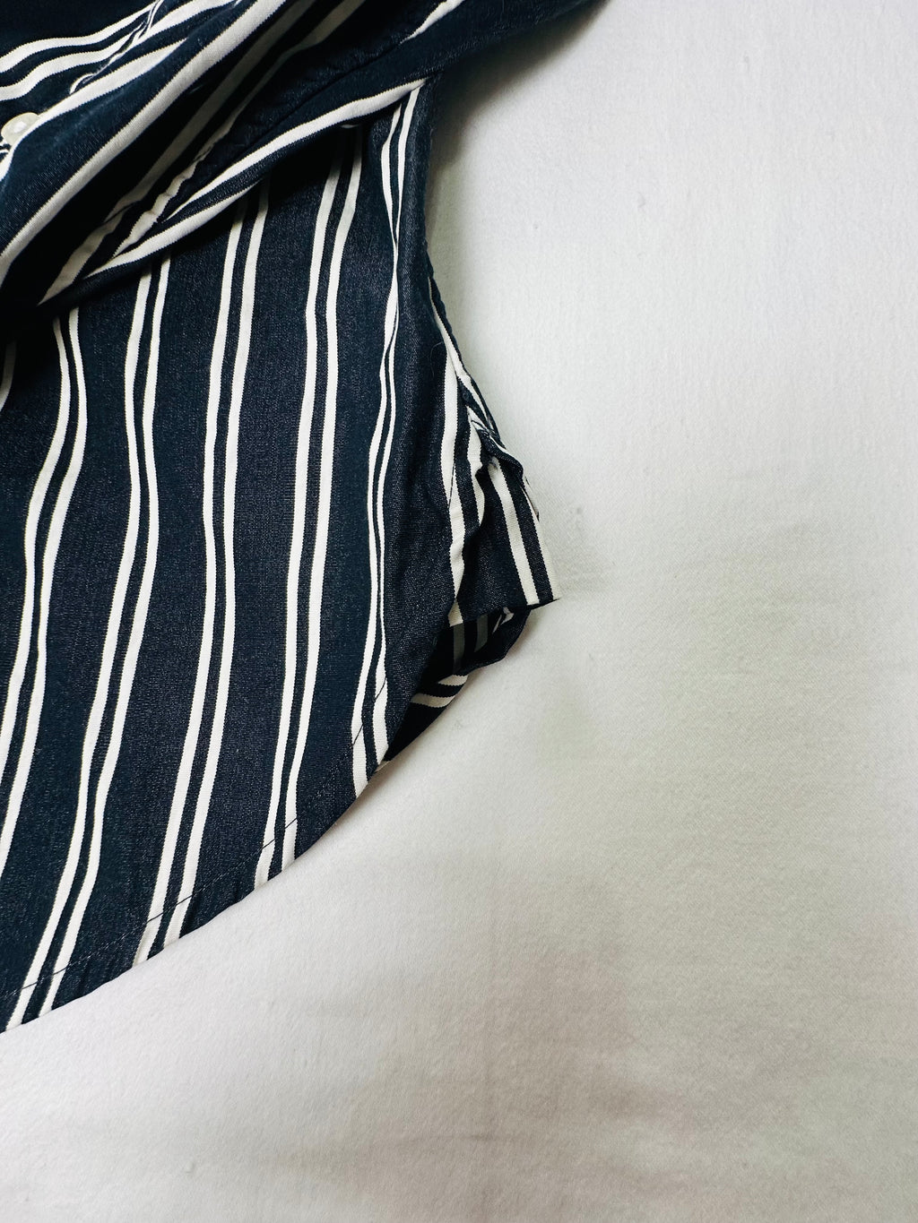 Vintage Lauren Ralph Lauren Striped Peter Pan Collar Blouse Women’s S Puff Sleeve