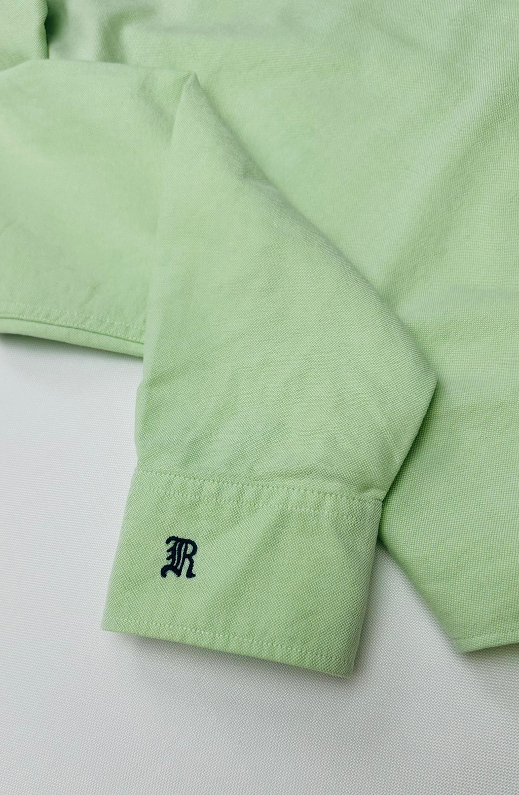 Vintage Ralph Lauren Rugby Women’s University Oxford Shirt Size 6 Lime Green