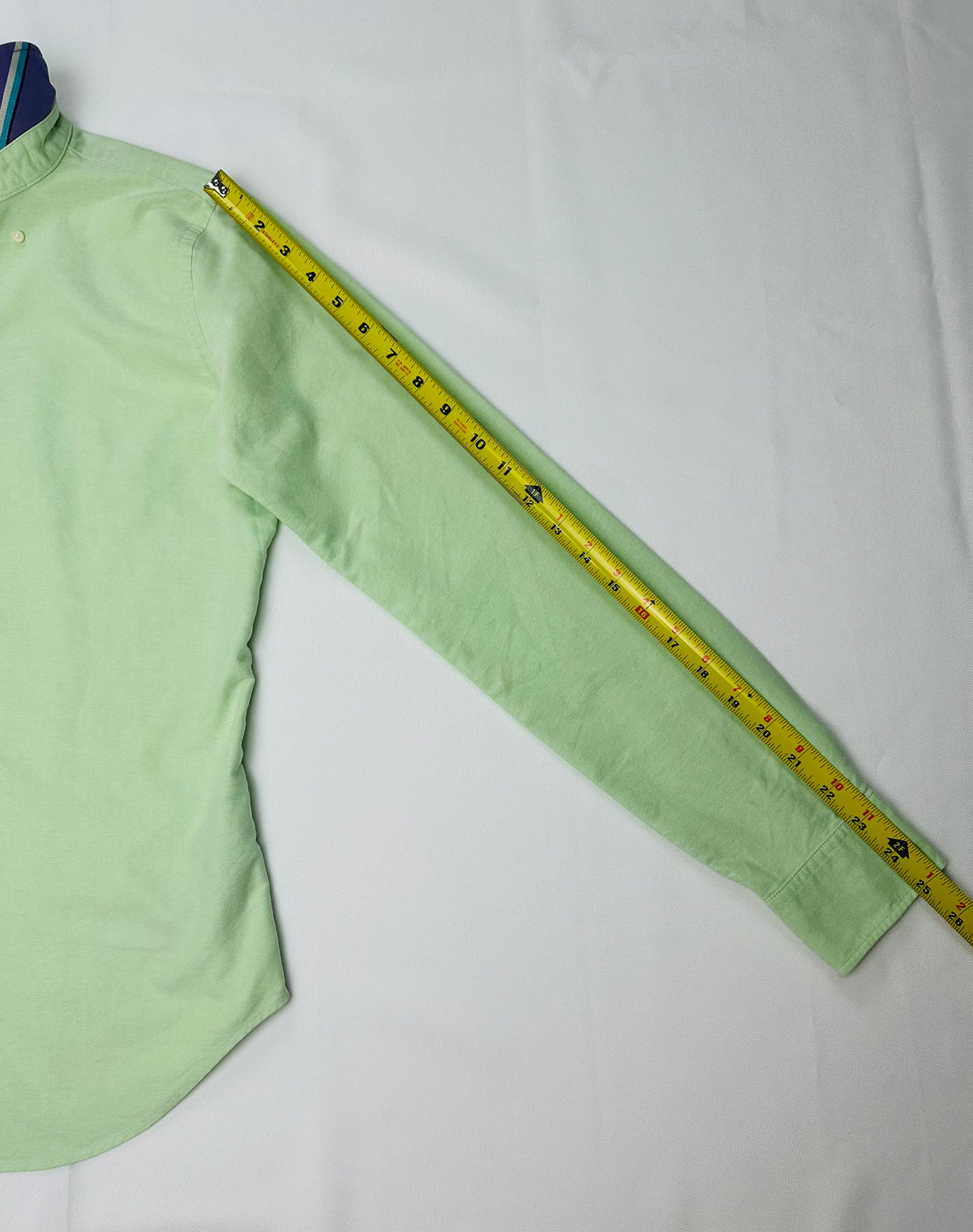 Vintage Ralph Lauren Rugby Women’s University Oxford Shirt Size 6 Lime Green