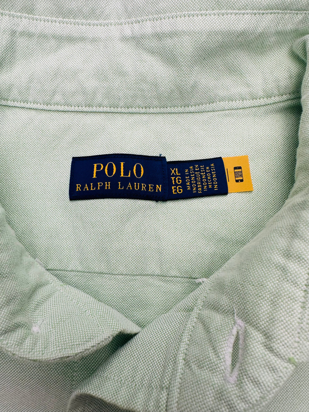 Polo Ralph Lauren Women’s XL Mint Green Short Sleeve Oxford Button Down Shirt