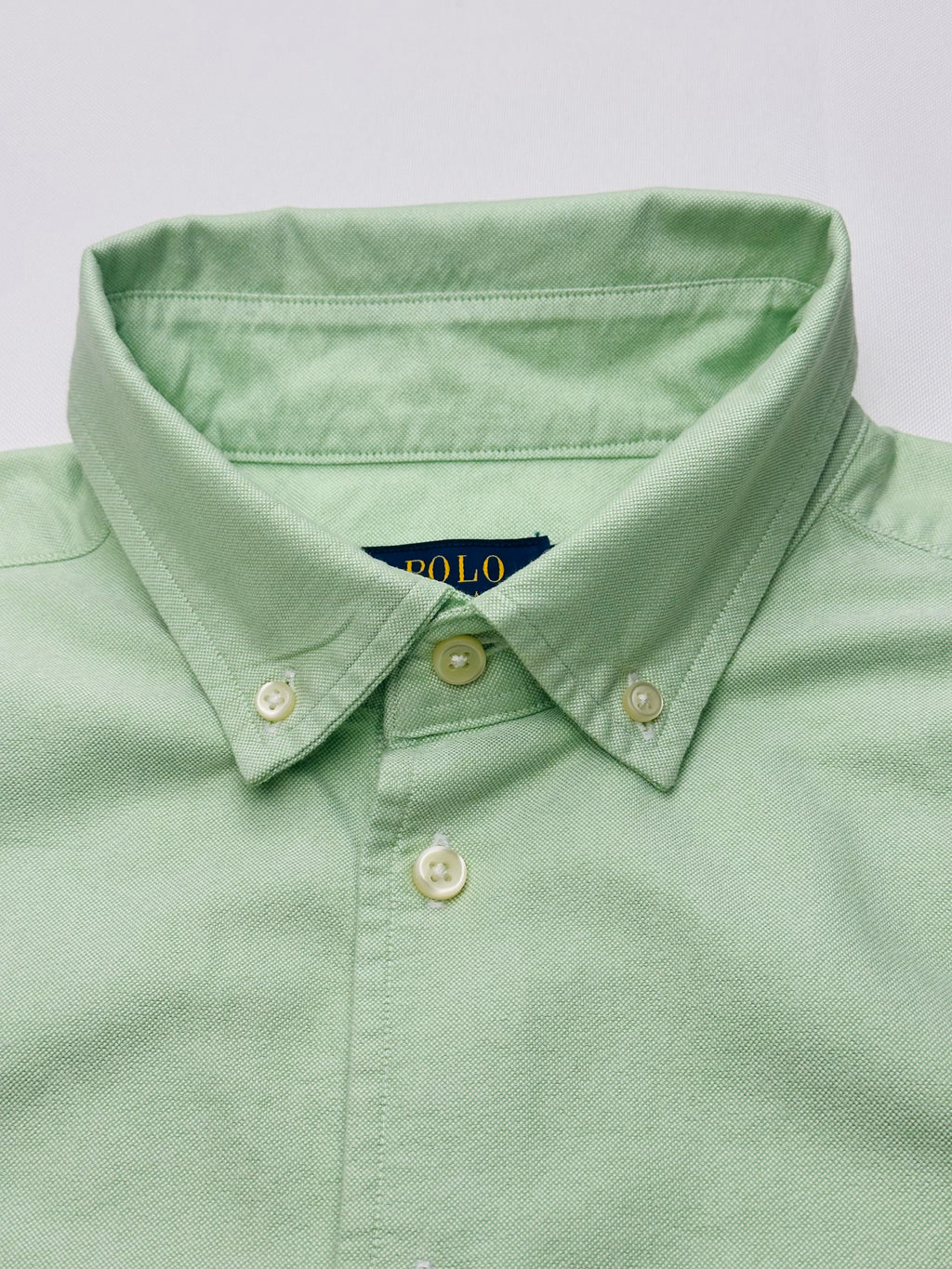 Polo Ralph Lauren Women’s XL Mint Green Short Sleeve Oxford Button Down Shirt