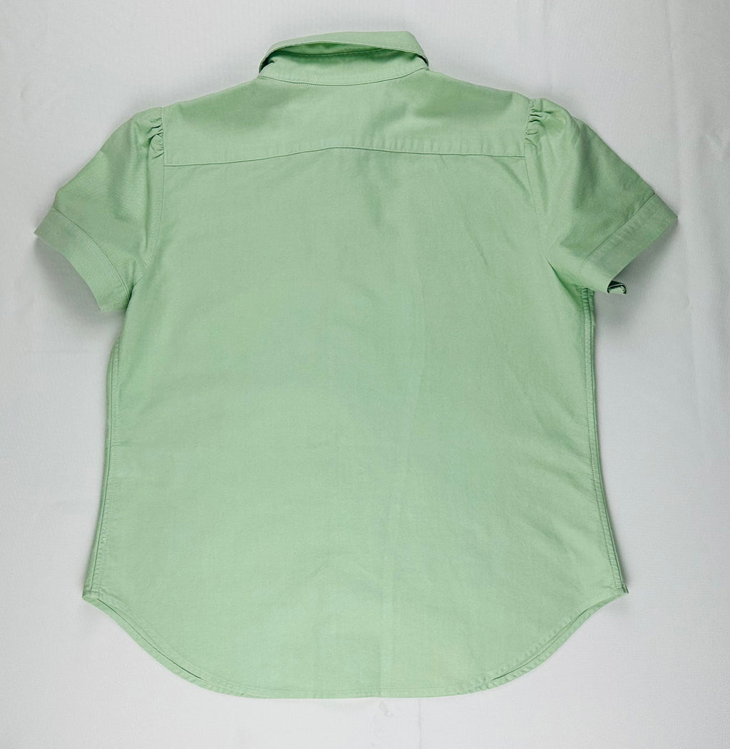 Polo Ralph Lauren Women’s XL Mint Green Short Sleeve Oxford Button Down Shirt