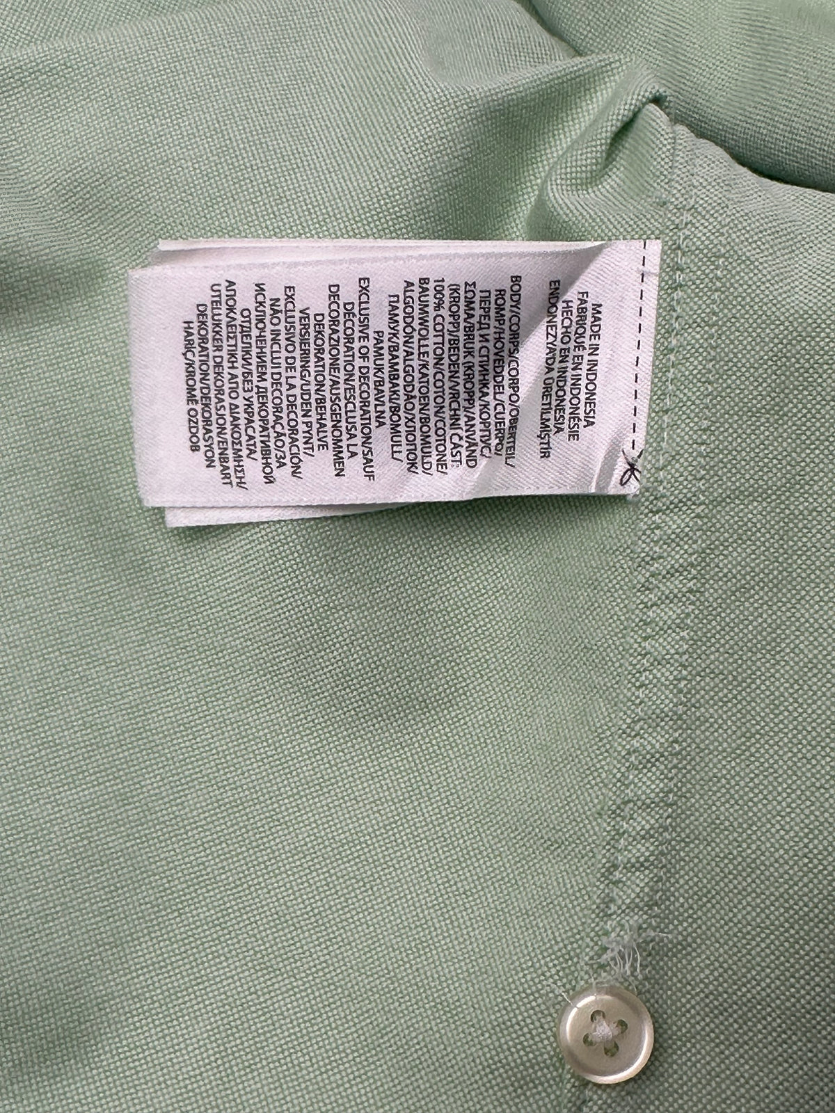 Polo Ralph Lauren Women’s XL Mint Green Short Sleeve Oxford Button Down Shirt