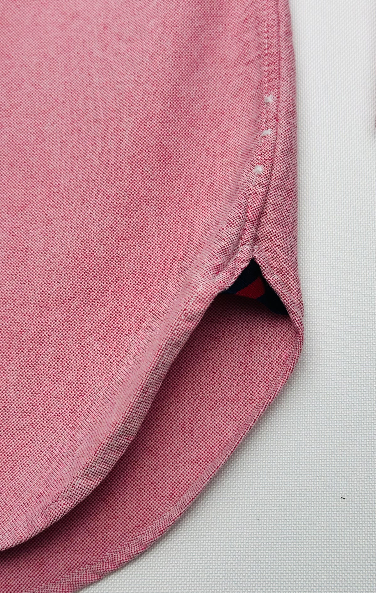 Vintage Ralph Lauren Men’s M Dusty Rose Oxford Shirt Grosgrain Trim Classic Fit