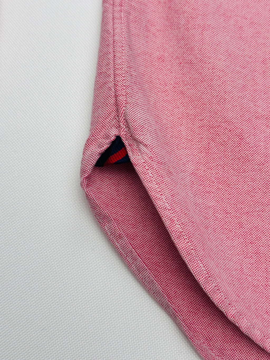 Vintage Ralph Lauren Men’s M Dusty Rose Oxford Shirt Grosgrain Trim Classic Fit