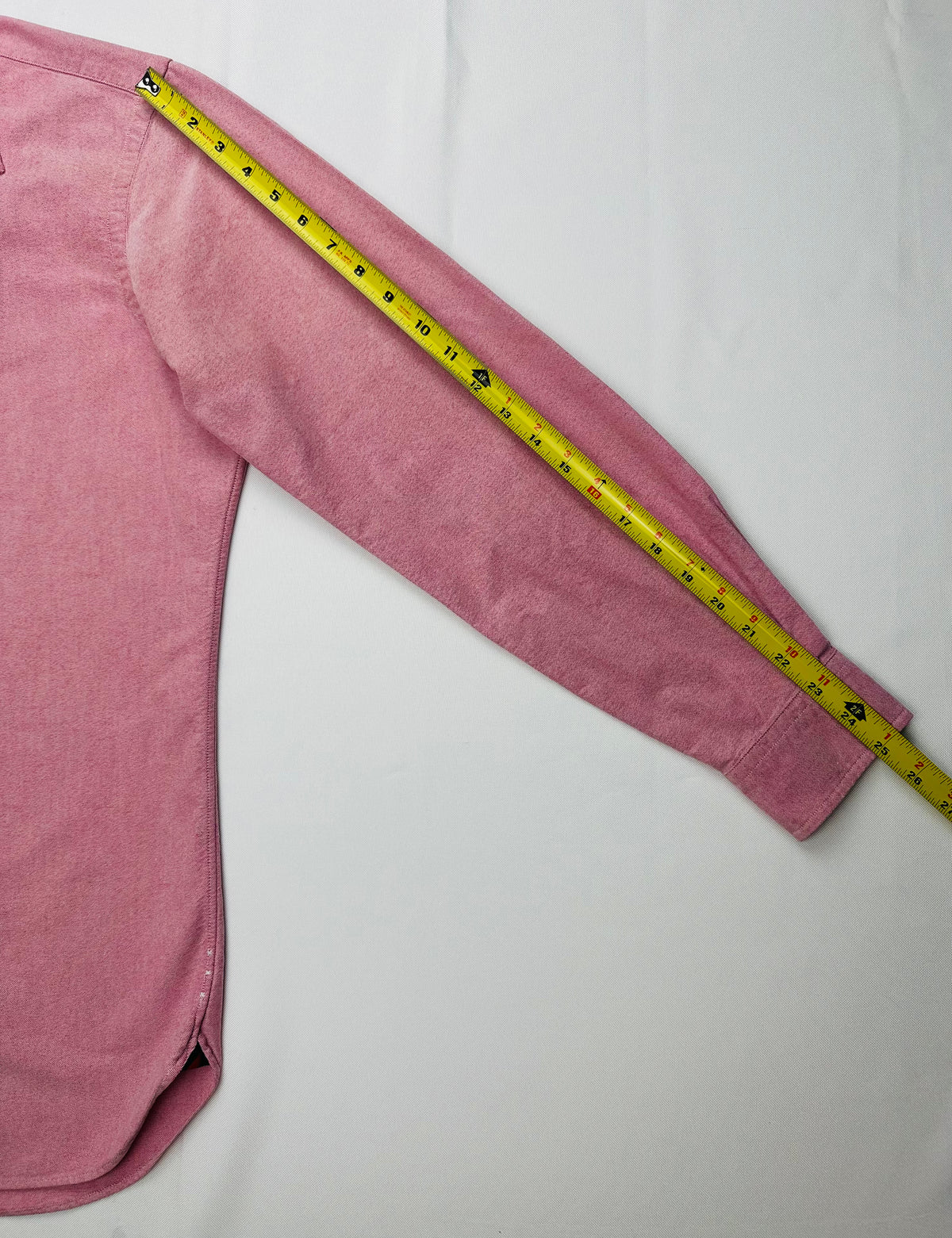 Vintage Ralph Lauren Men’s M Dusty Rose Oxford Shirt Grosgrain Trim Classic Fit