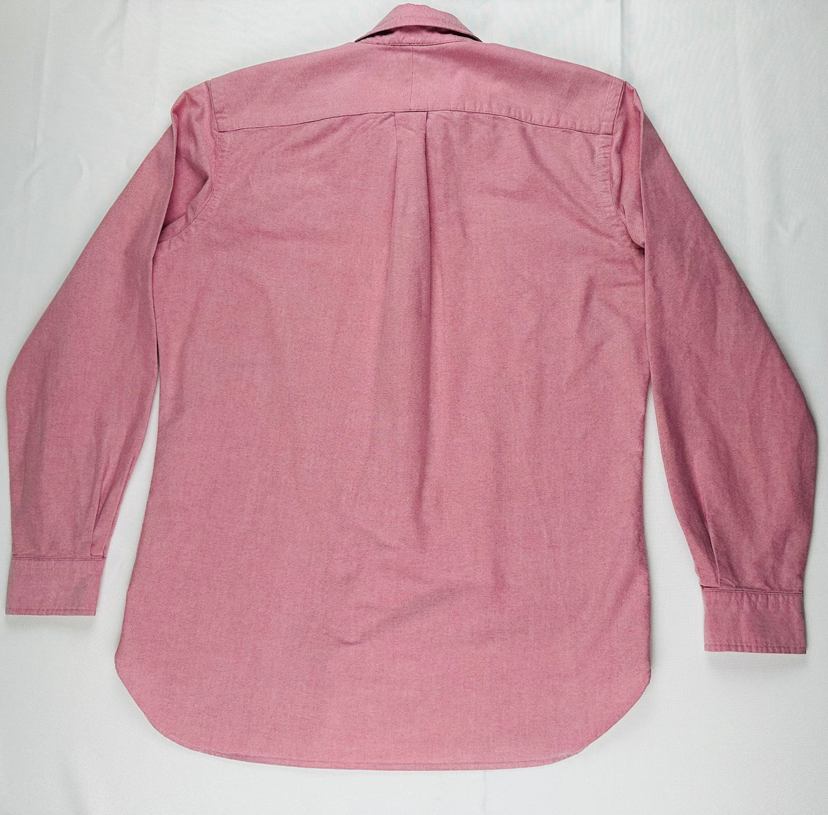 Vintage Ralph Lauren Men’s M Dusty Rose Oxford Shirt Grosgrain Trim Classic Fit