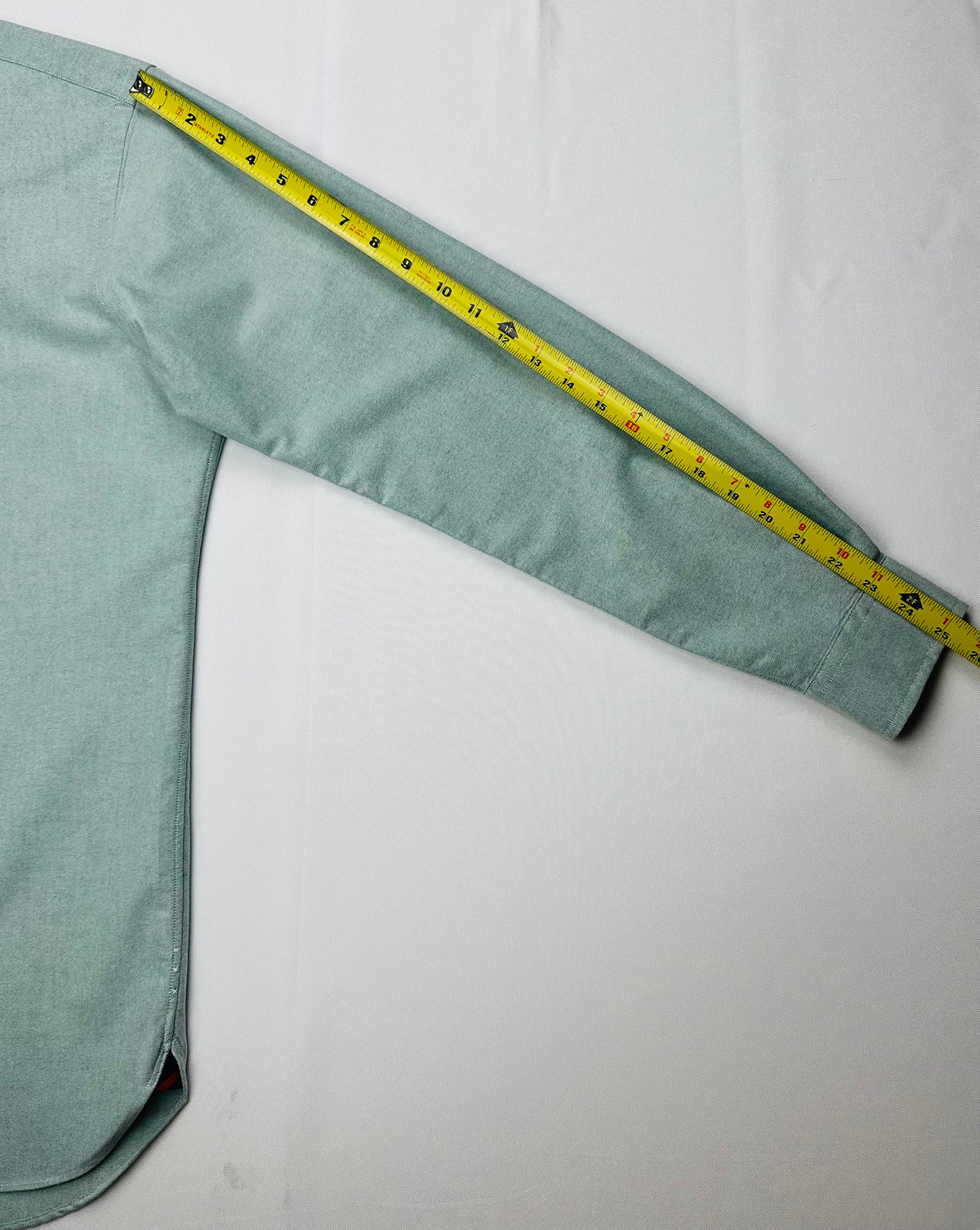 Vintage Ralph Lauren Men’s S Sage Green Oxford Shirt Grosgrain Trim