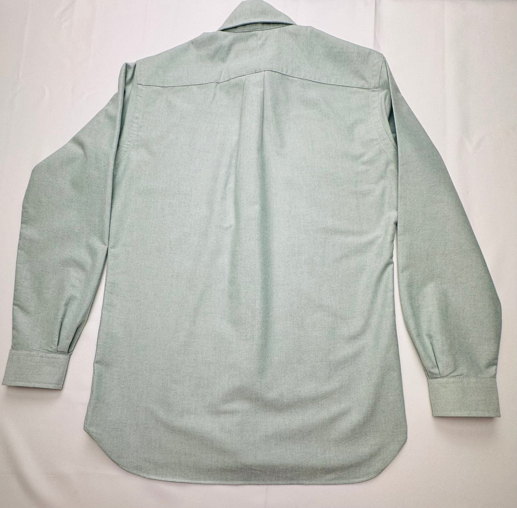Vintage Ralph Lauren Men’s S Sage Green Oxford Shirt Grosgrain Trim