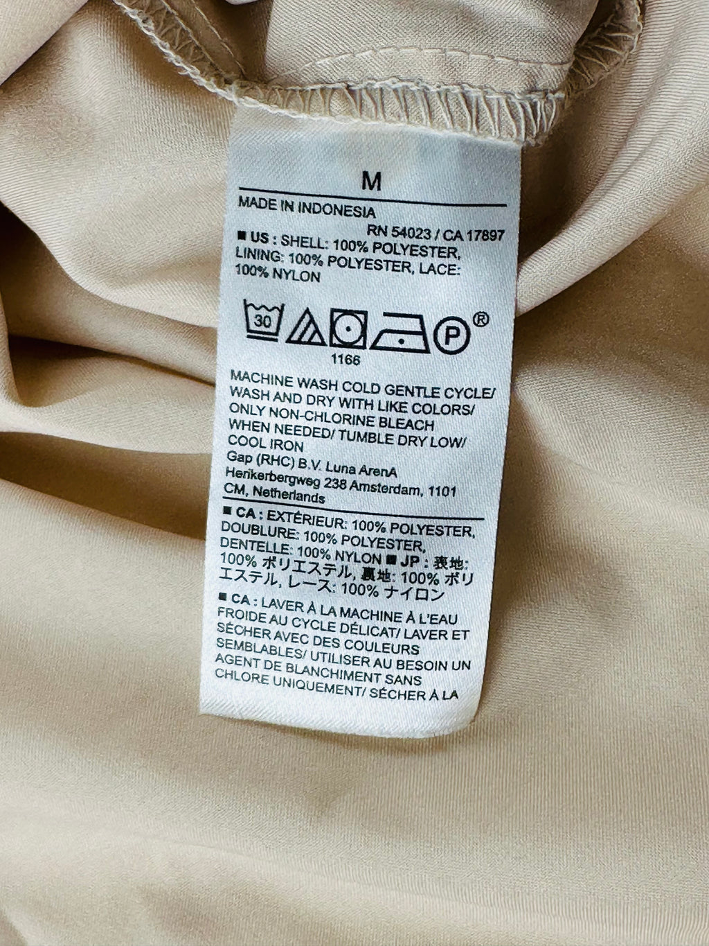 Banana Republic Women’s M Oyster Lace Pintuck High Neck Long Sleeve Blouse