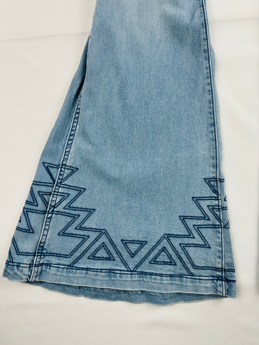Wrangler Retro Premium Women’s 27x36 High Rise Embellished Trumpet Flare Jeans