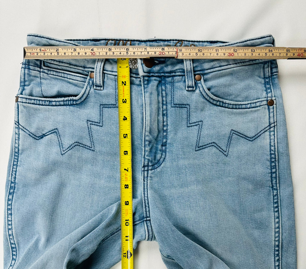 Wrangler Retro Premium Women’s 27x36 High Rise Embellished Trumpet Flare Jeans