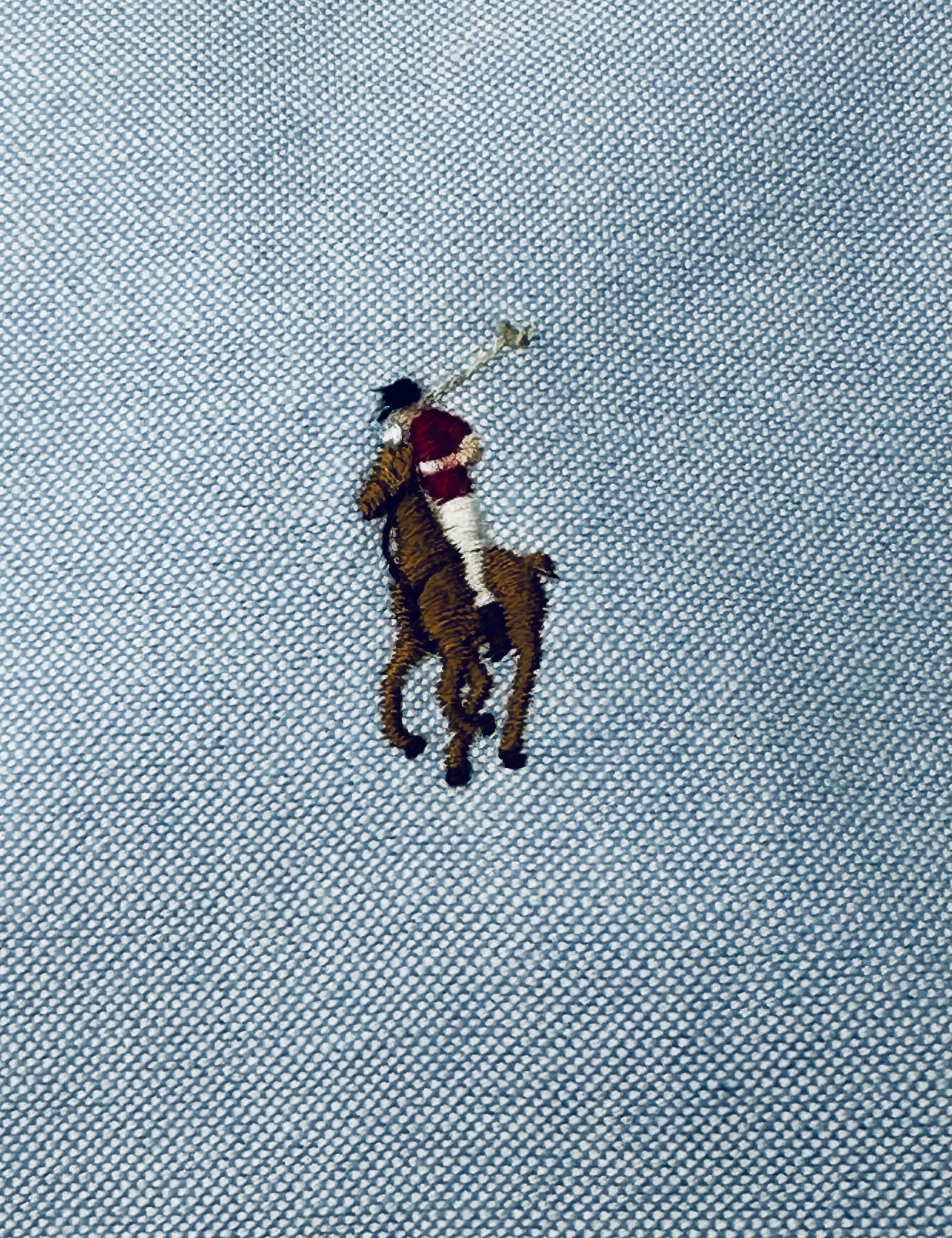 Ralph Lauren Women’s Size 4 Classic Fit Blue Oxford Contrast Collar Shirt