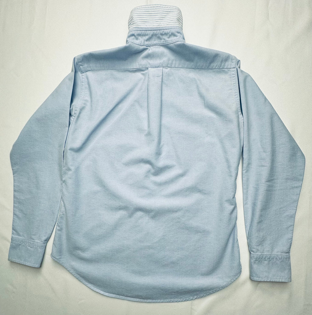 Ralph Lauren Women’s Size 4 Classic Fit Blue Oxford Contrast Collar Shirt