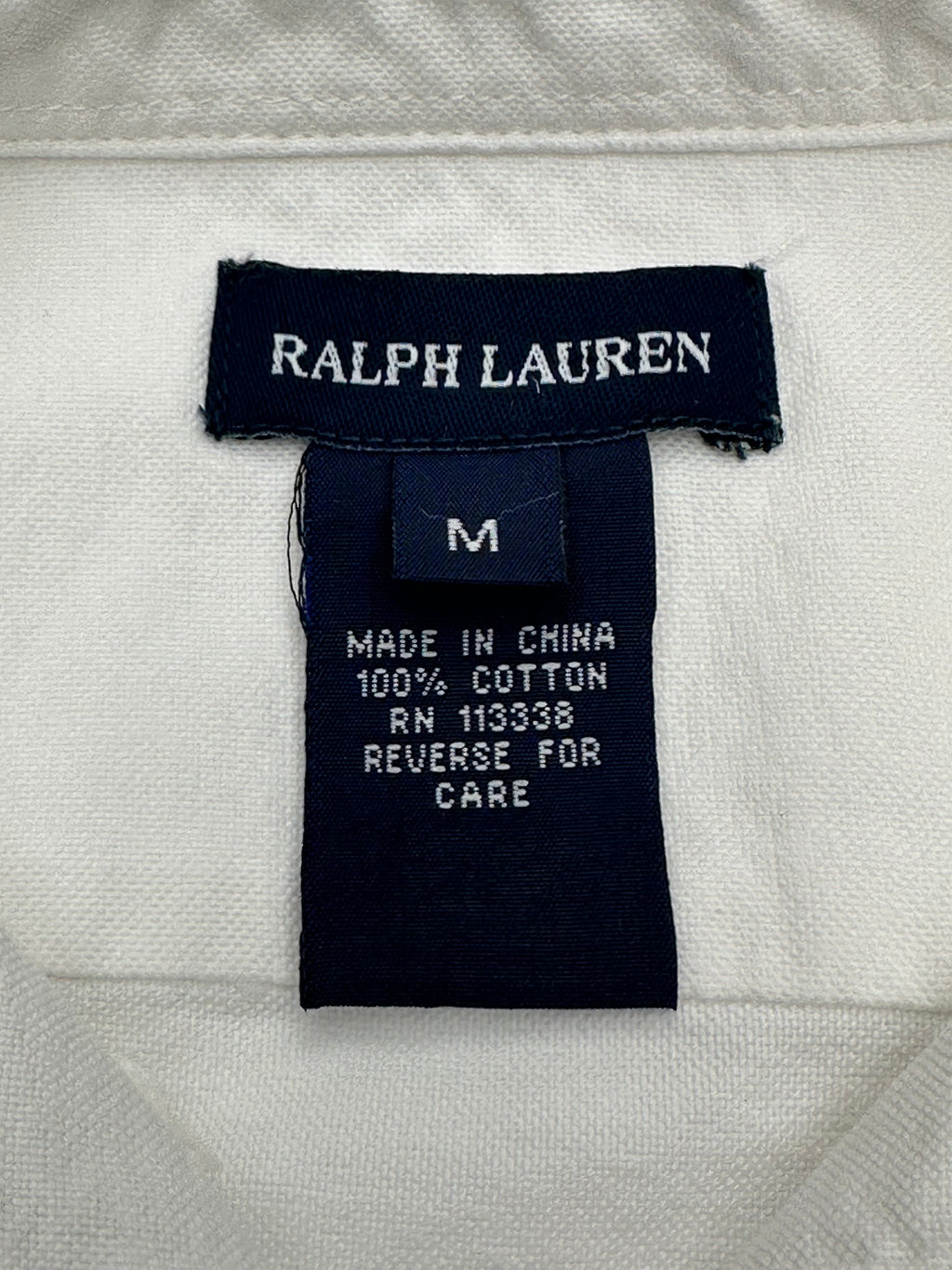 Polo Ralph Lauren Girls’ Medium White Long Sleeve Oxford Button Down Shirt Pony