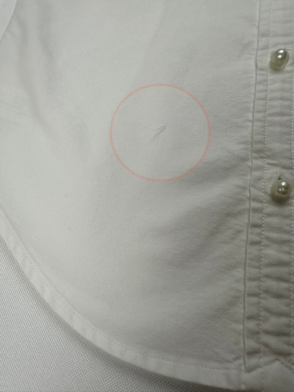 Polo Ralph Lauren Girls’ Medium White Long Sleeve Oxford Button Down Shirt Pony