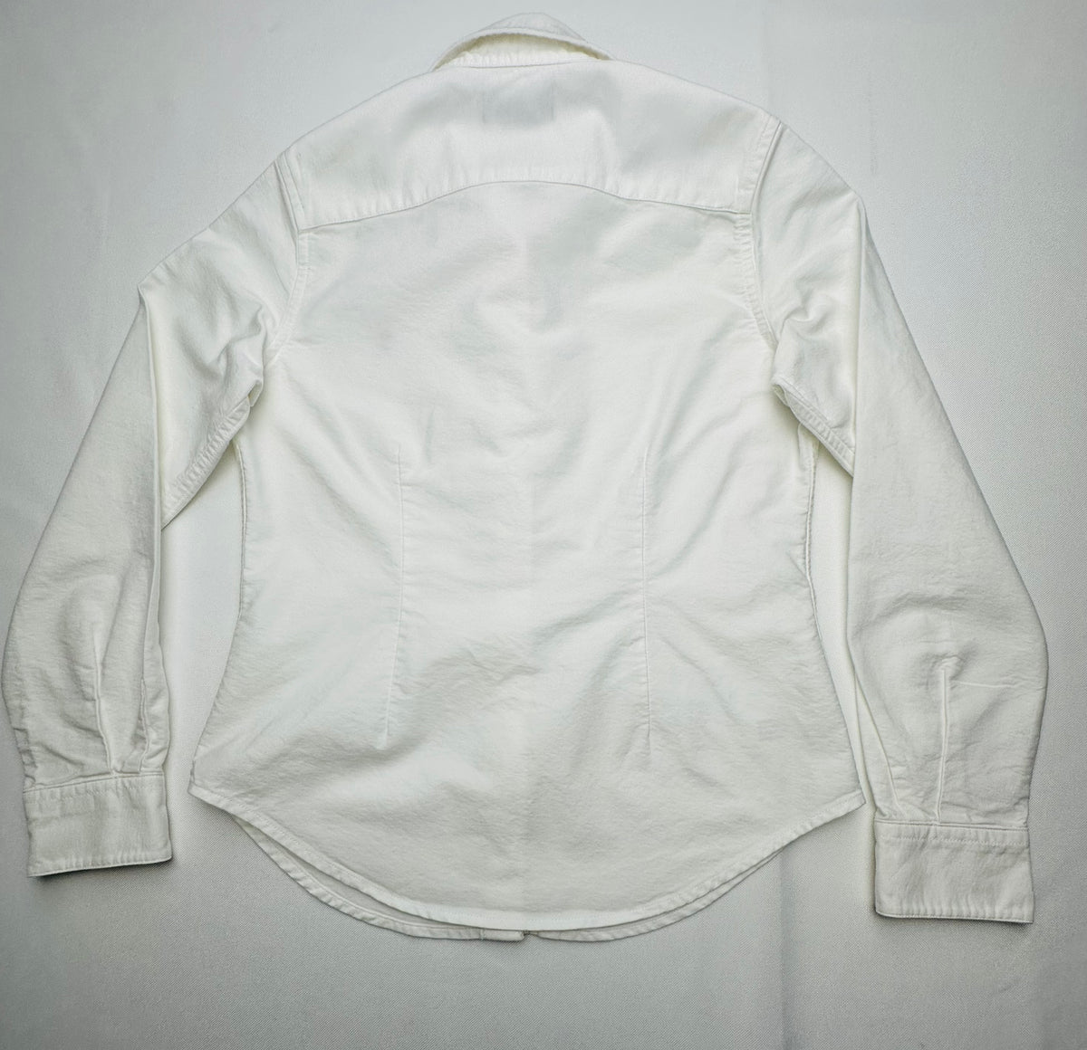 Polo Ralph Lauren Girls’ Medium White Long Sleeve Oxford Button Down Shirt Pony