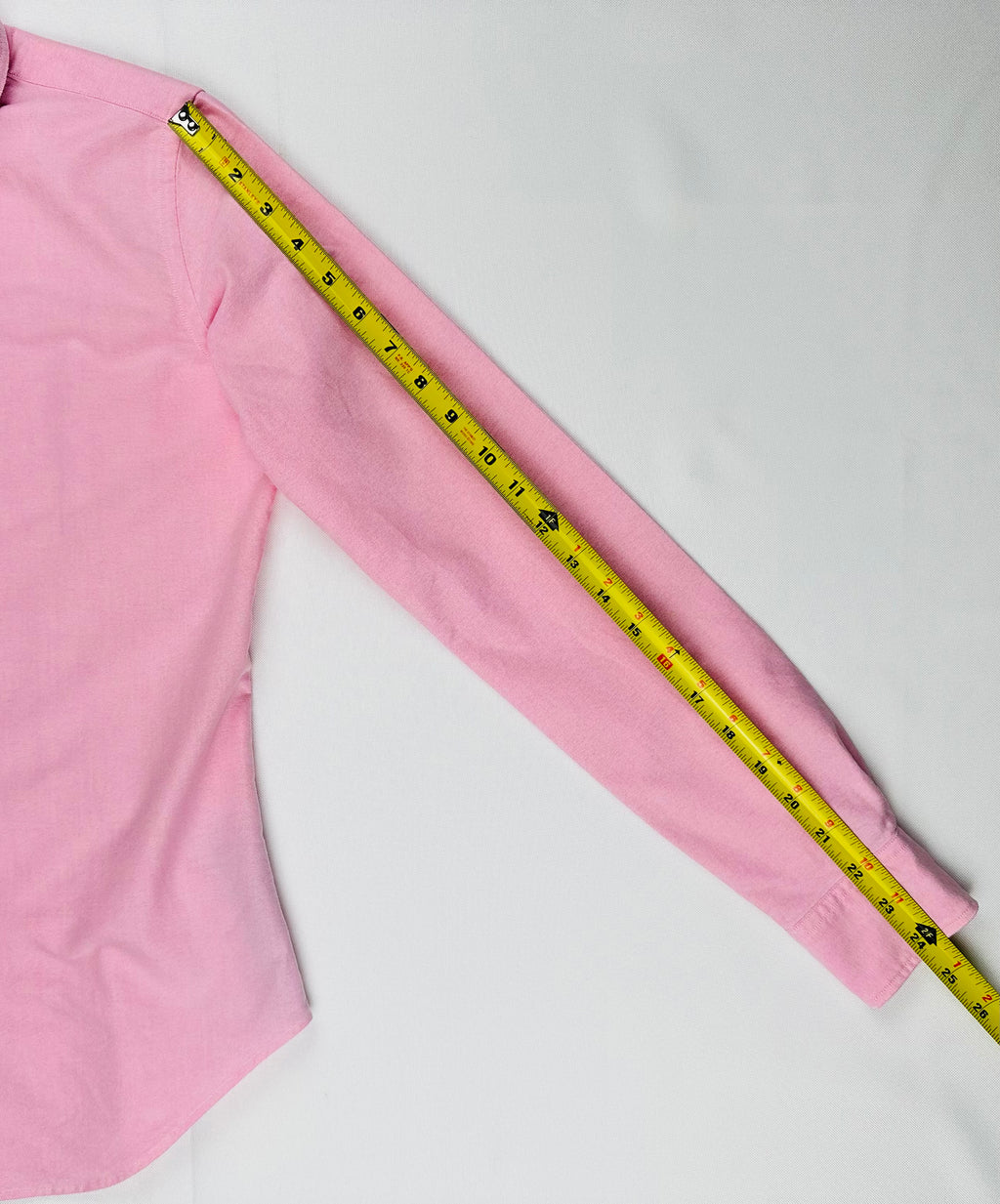 Ralph Lauren Rugby Women’s Size 2 Pink University Oxford Contrast Collar Shirt