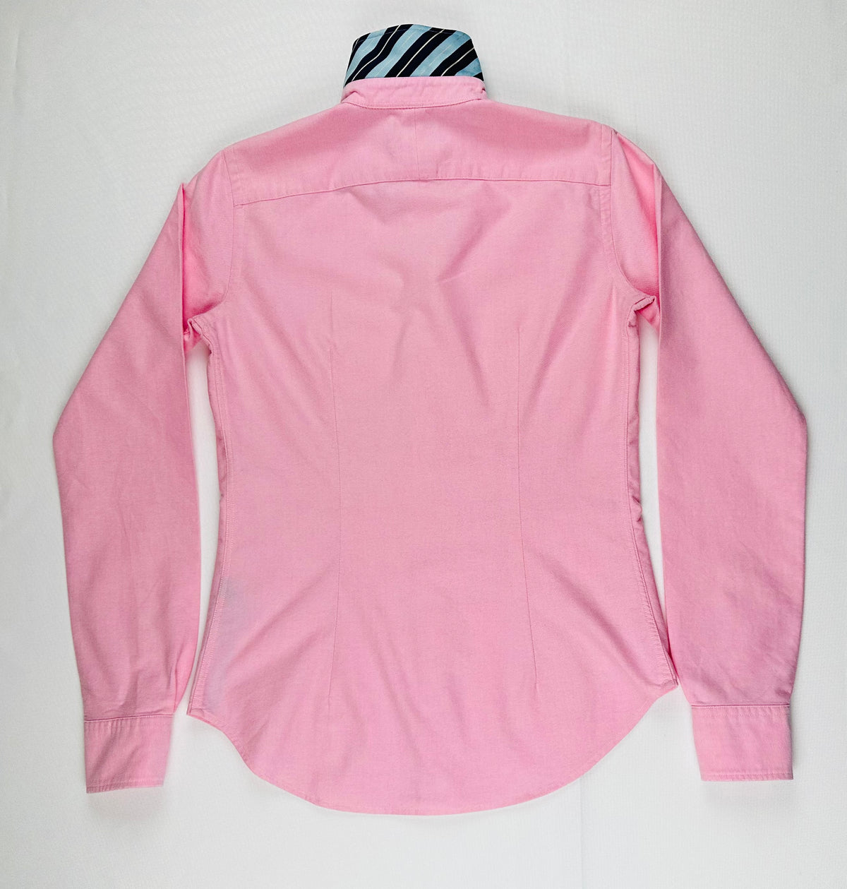 Ralph Lauren Rugby Women’s Size 2 Pink University Oxford Contrast Collar Shirt