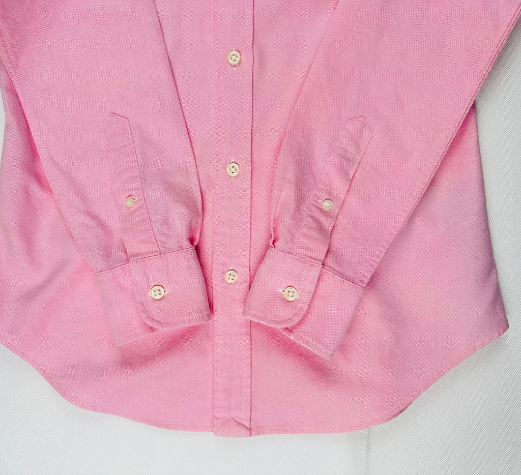Ralph Lauren Rugby Women’s Size 2 Pink University Oxford Contrast Collar Shirt