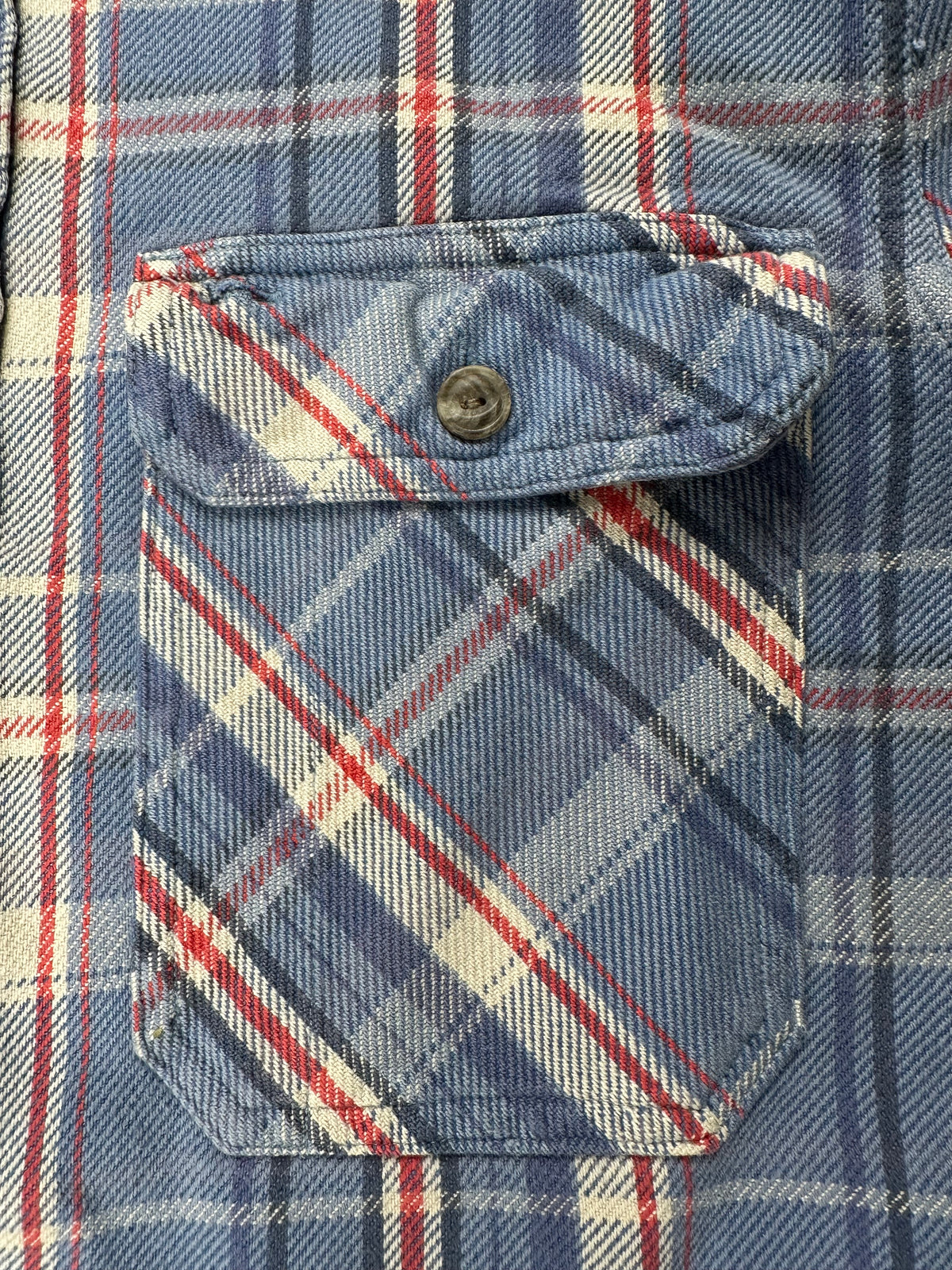 Vintage 2004 Ralph Lauren Rugby Plaid Flannel Shirt Suede Elbow Patch Womens 6
