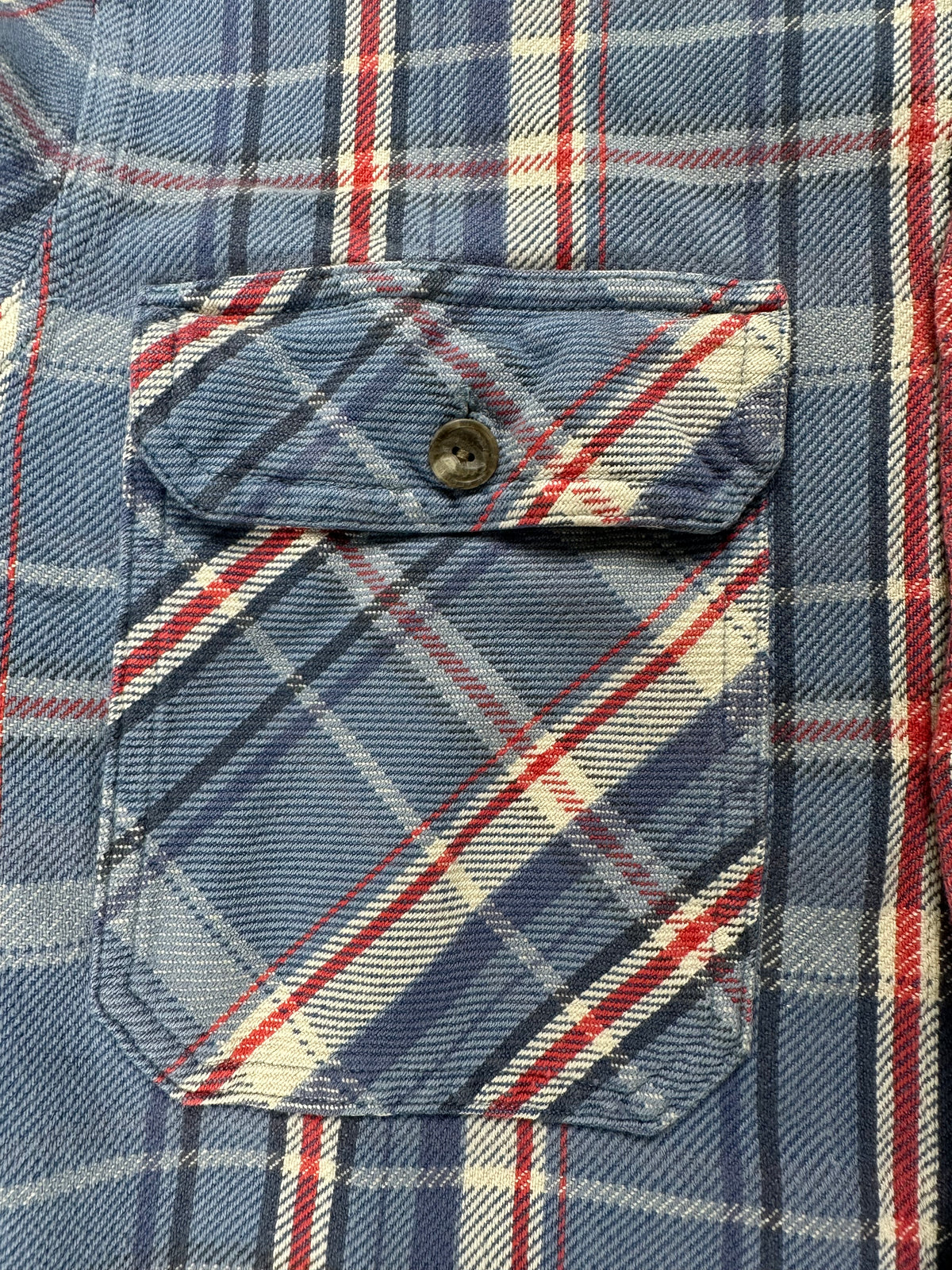 Vintage 2004 Ralph Lauren Rugby Plaid Flannel Shirt Suede Elbow Patch Womens 6