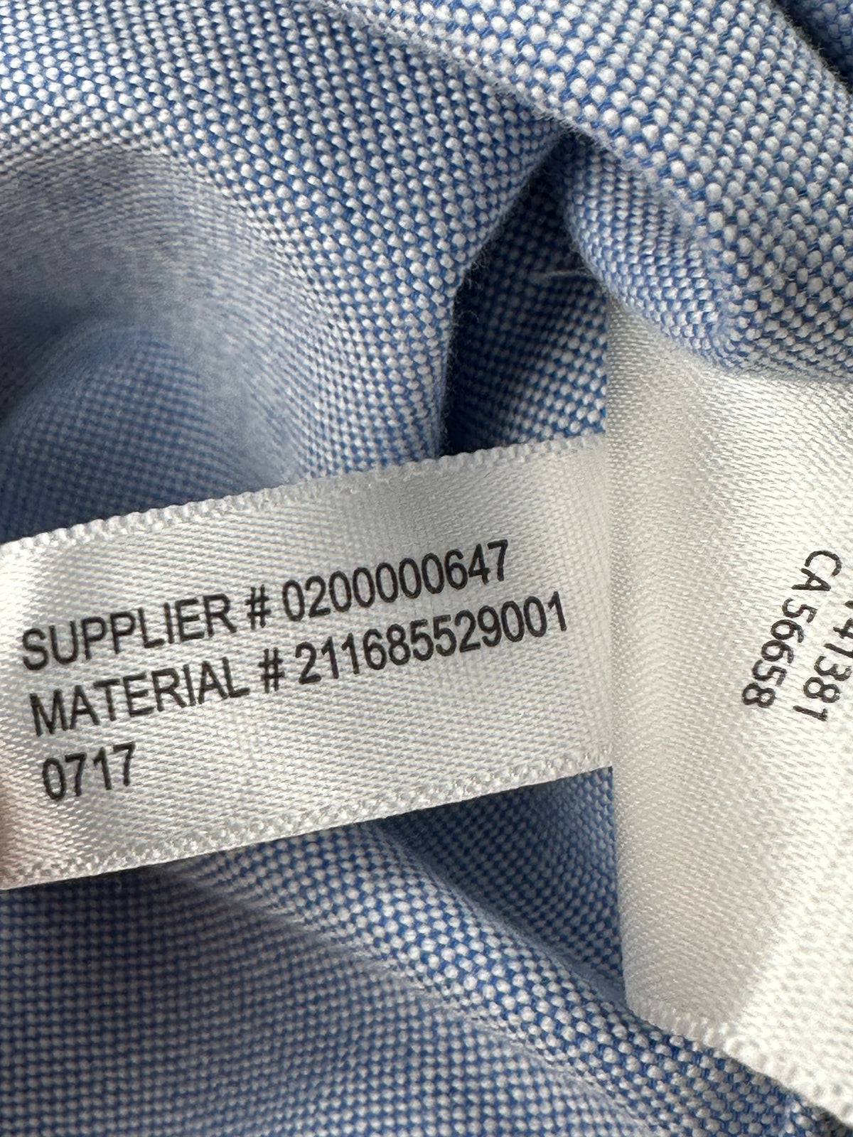 Ralph Lauren Women’s Blue Oxford Shirt Boyfriend Fit PRL Monogram Size L