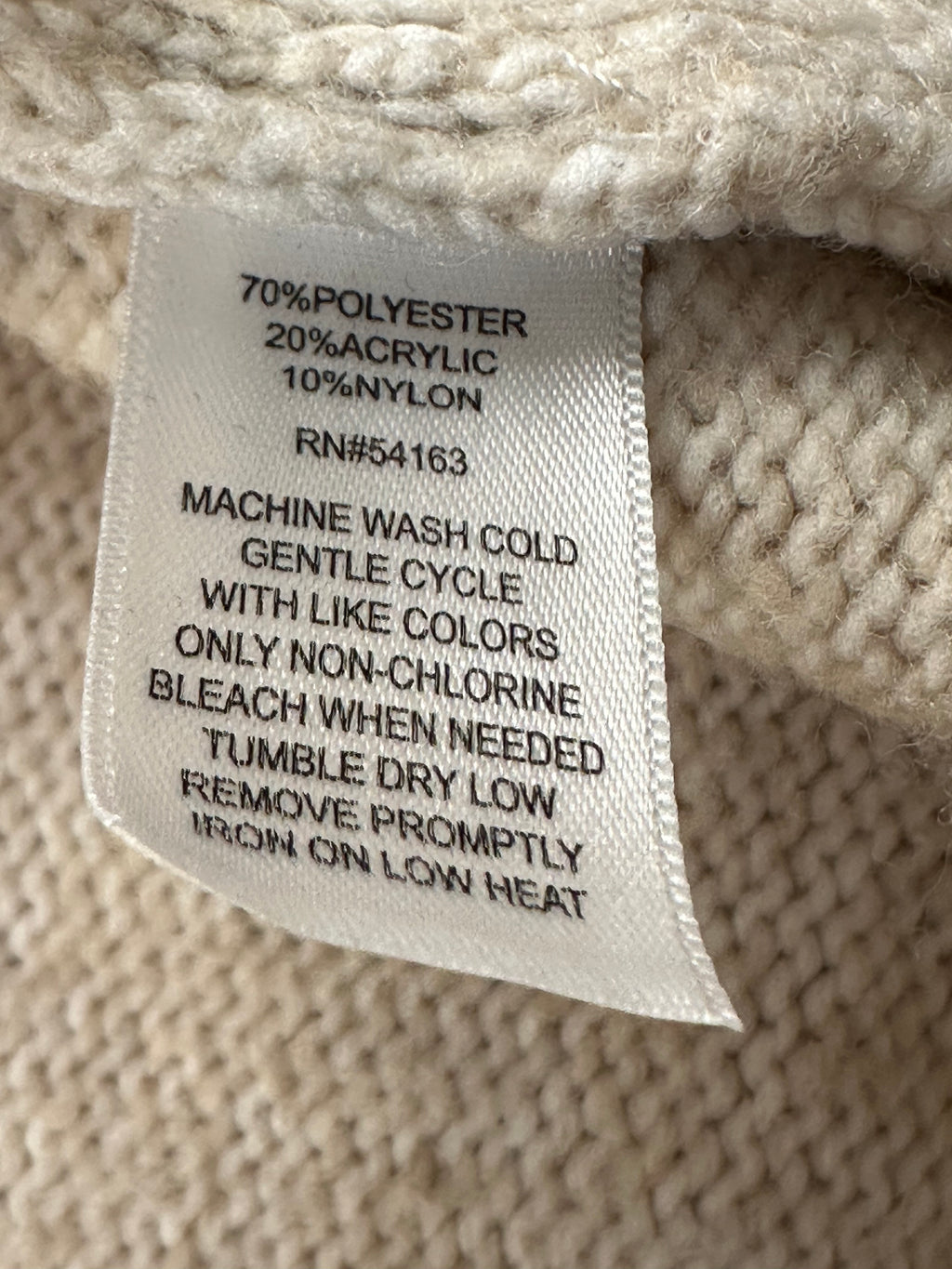 Marc New York Andrew Marc Women’s XL Cream Cable Knit Shawl Cardigan