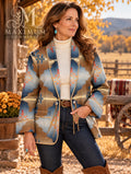Vintage Jones New York Sport Southwestern Aztec Linen Blazer S Western Prairie Boho