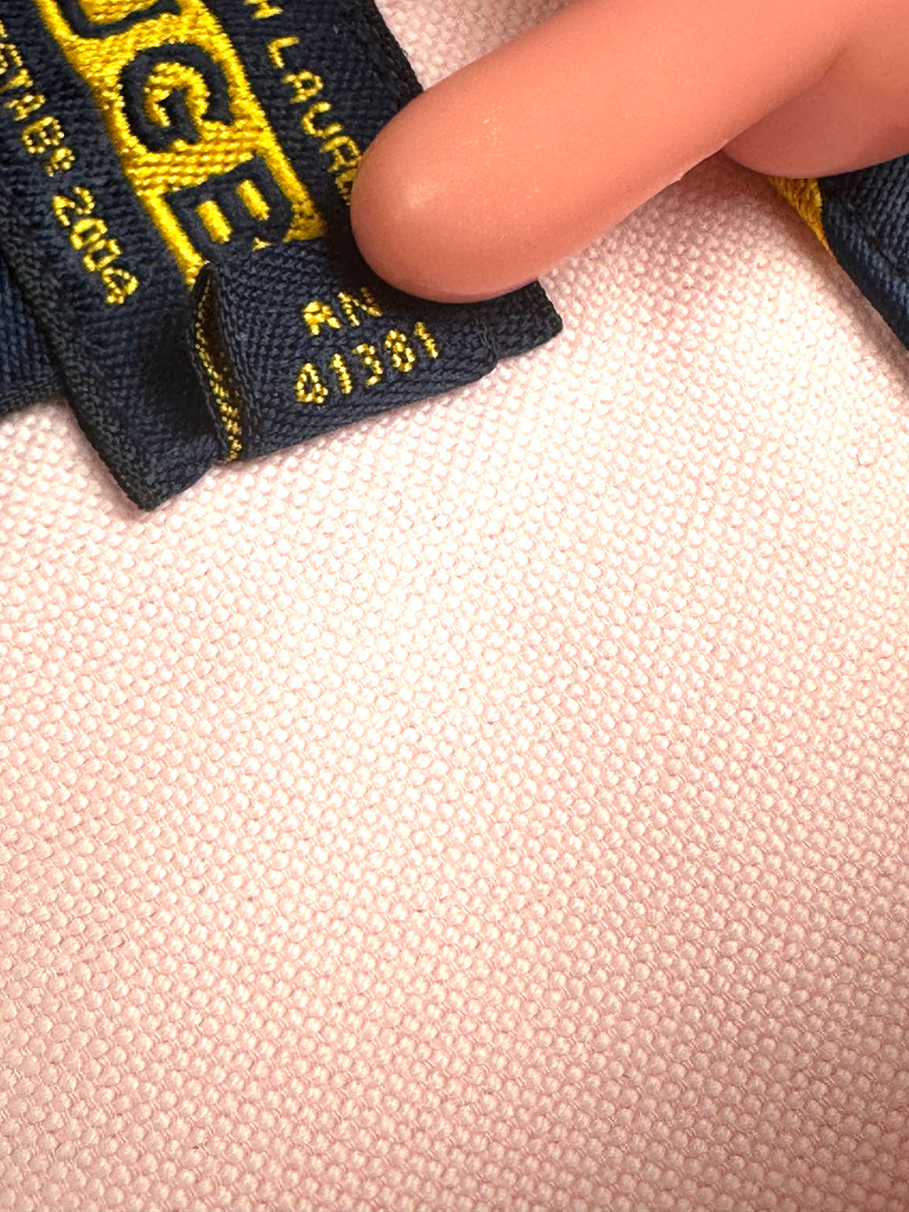 Ralph Lauren Rugby Women’s Size 12 Pink Invincible Crest Embroidered Shirt Rare