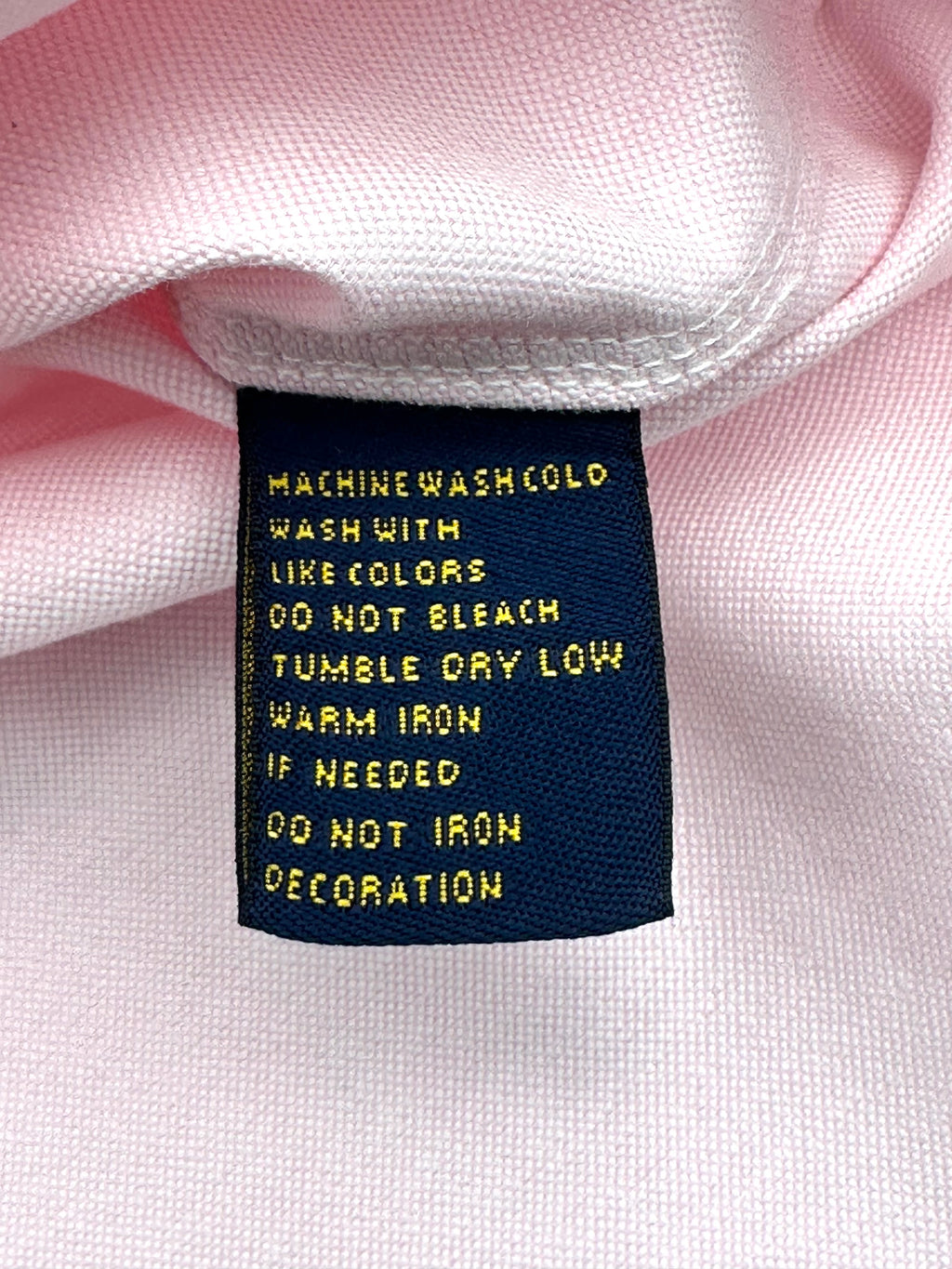 Ralph Lauren Rugby Women’s Size 12 Pink Invincible Crest Embroidered Shirt Rare