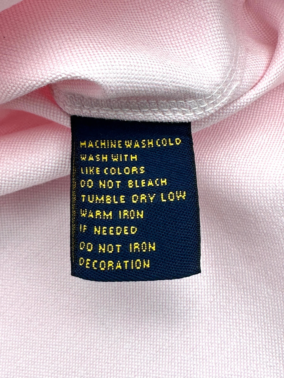 Ralph Lauren Rugby Women’s Size 12 Pink Invincible Crest Embroidered Shirt Rare